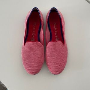 Rothy's Loafer in Lollipop (red and white) size 8.5